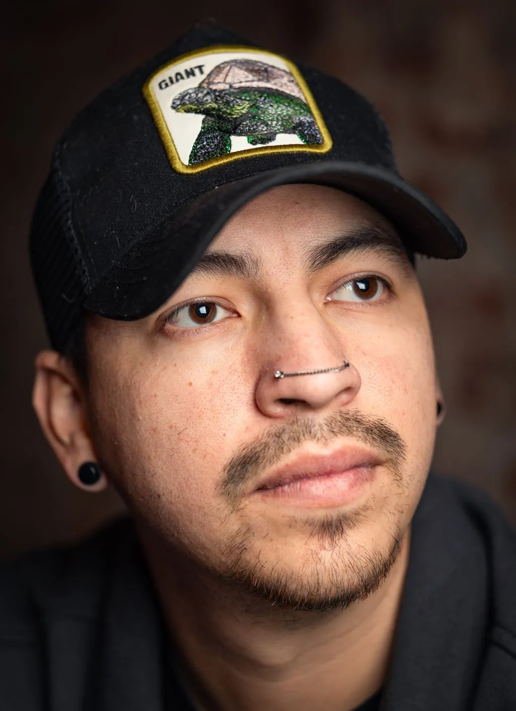 Portrait of tattoo artist Steve Bachman